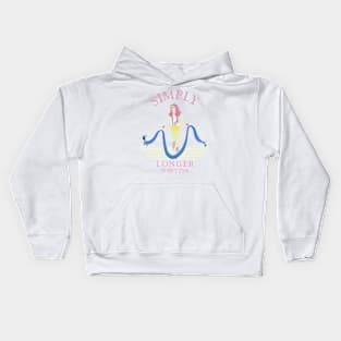 Simply longer is better. Kids Hoodie